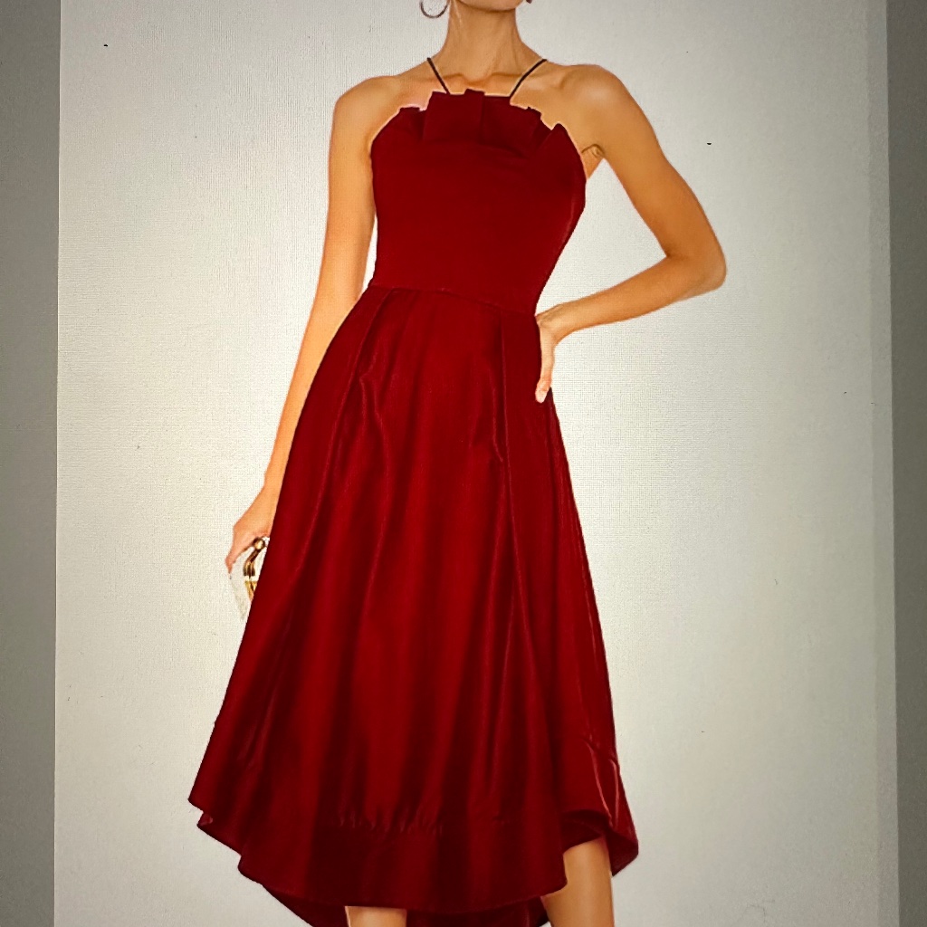 C/Meo Collective Only With You Gown Nwt Sz L Cherry